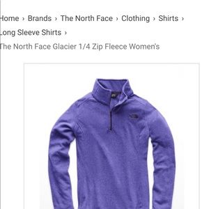 Northface Women’s quarter zip fleece